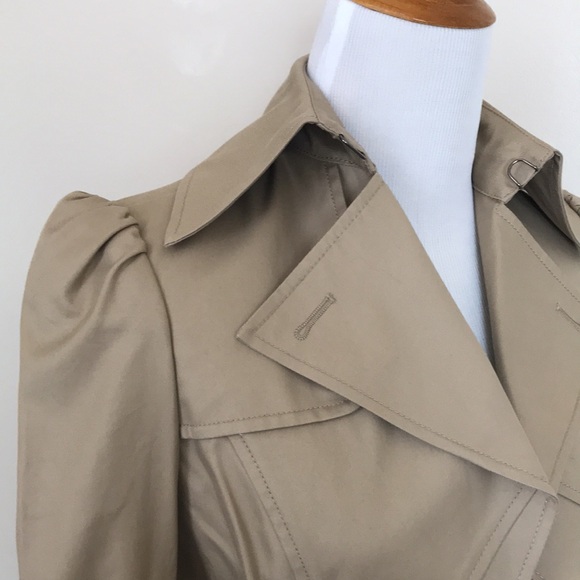 New Ya-Ya Open Front Fitted Trench Style Blazer - Picture 5 of 7